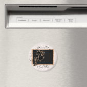 Black Unicorn Magnet (In Situ (Geschirrspüler))