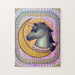 Black Unicorn Moon Puzzle