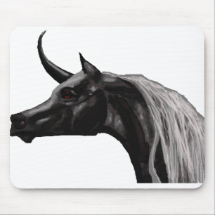 Black Unicorn Mousepad