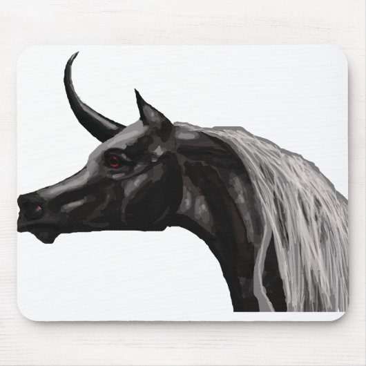 Black Unicorn Mousepad (Vorne)