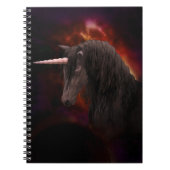 Black Unicorn Notizblock (Vorderseite)