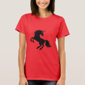 Black Unicorn T-Shirt (Vorderseite)