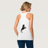 Black Unicorn Tank Top (Rückseite Vollansicht)