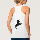 Black Unicorn Tank Top (Rückseite)