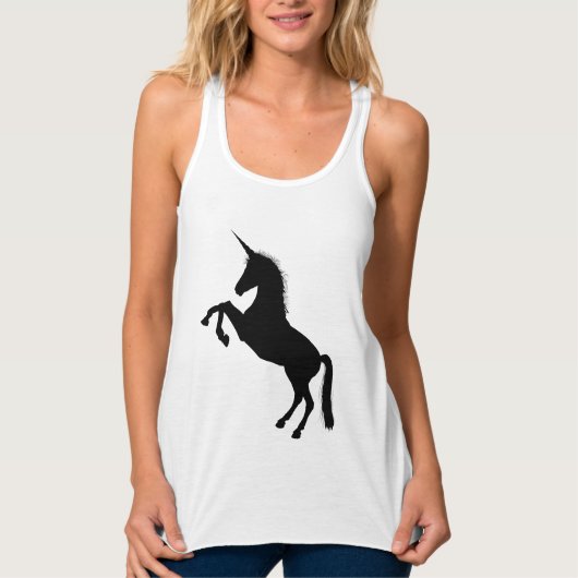 Black Unicorn Tank Top (Vorderseite)