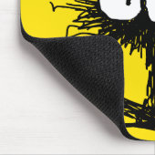 Black Unkempt Kitten GabiGabi Mousepad (Ecke)