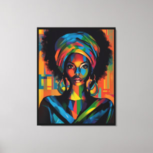Black Urban Vibranit Graffiti Art Poster Leinwanddruck