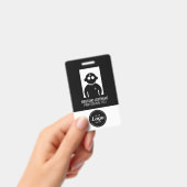 Black V1 Employee Abzeichen Ausweis (Handheld)