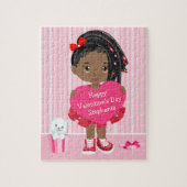Black Valentine Girl Puzzle (Vertikal)