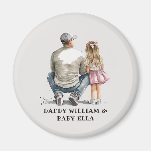 Black Vater and Daughter Bond (10) Magnet (Vorne)