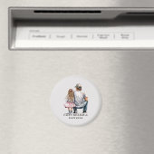 Black Vater and Daughter Bond (11) Magnet (In Situ (Geschirrspüler))
