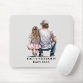 Black Vater and Daughter Bond (11) Mousepad (Mit Mouse)