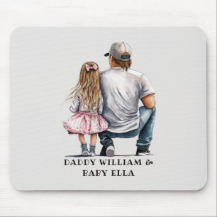 Black Vater and Daughter Bond (11) Mousepad