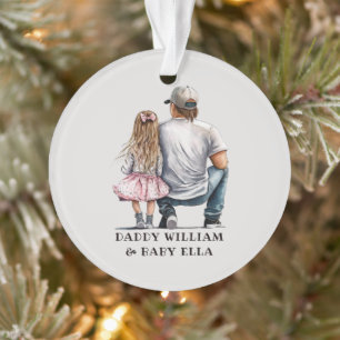 Black Vater and Daughter Bond (11) Ornament