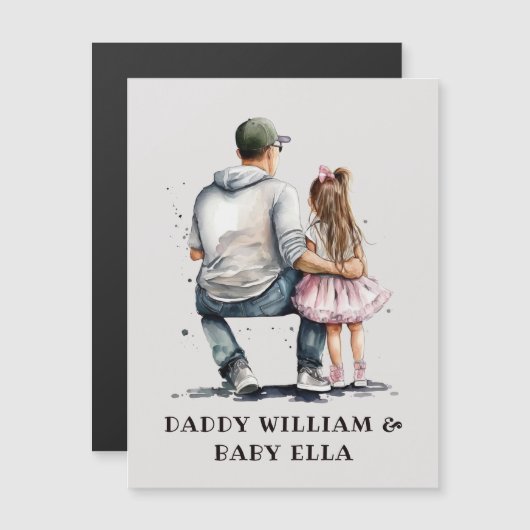 Black Vater and Daughter Bond (12) Magnetkarte (Vorne/Hinten)