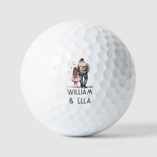 Black Vater and Daughter Bond (13) Golfball (Vorderseite)
