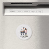Black Vater and Daughter Bond (3) Magnet (In Situ (Geschirrspüler))
