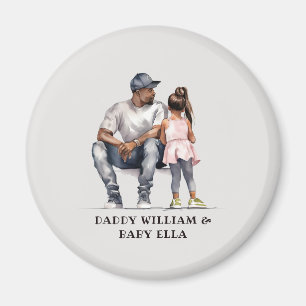 Black Vater and Daughter Bond (3) Magnet