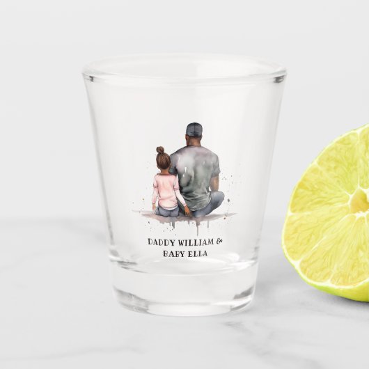 Black Vater and Daughter Bond (4) Schnapsglas (Vorderseite)