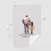 Black Vater and Daughter Bond (5) Golfhandtuch (Insitu)