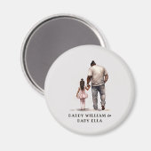 Black Vater and Daughter Bond (6) Magnet (Vorderseite/Rückseite)