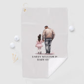 Black Vater and Daughter Bond (7) Golfhandtuch (Insitu)