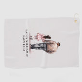 Black Vater and Daughter Bond (7) Golfhandtuch (Horizontal)