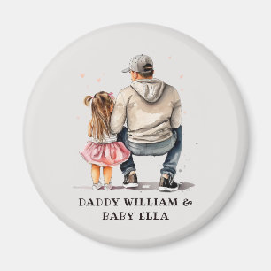 Black Vater and Daughter Bond (9) Magnet