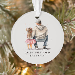 Black Vater and Daughter Bond (9) Ornament