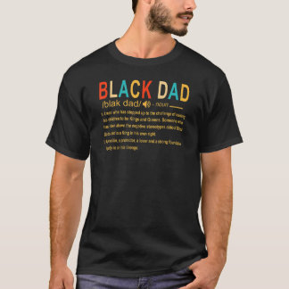 Black Vater Definition Noun für Daddy Vathers Day T-Shirt