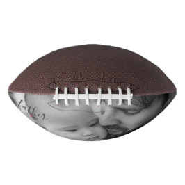 Black Vater Etablissement Year with Red Heart Foto Football