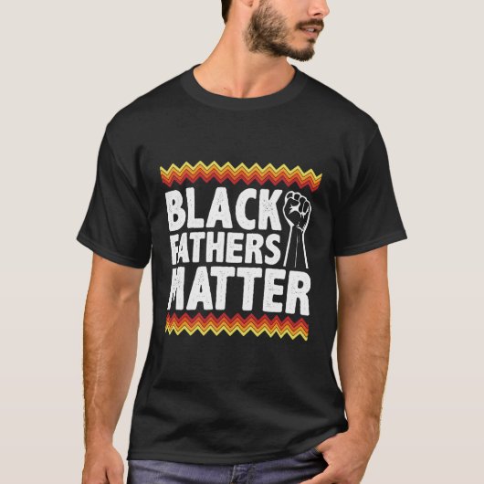 Black Vathers Materie Black Vater Pride History Mo T-Shirt (Vorderseite)