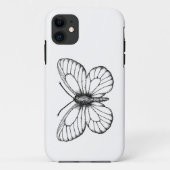 Black-veined white butterfly Case-Mate iPhone hülle (Rückseite)