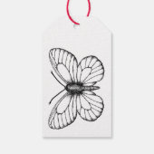 Black-veined white butterfly geschenkanhänger (Rückseite)