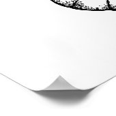 Black-veined white butterfly poster (Ecke)