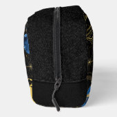 Black Velvet Gold Celestial Astrologie Waschbeutel (Rechts)