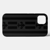 Black Velvet Lilie Case-Mate iPhone Hülle (Rückseite (Horizontal))