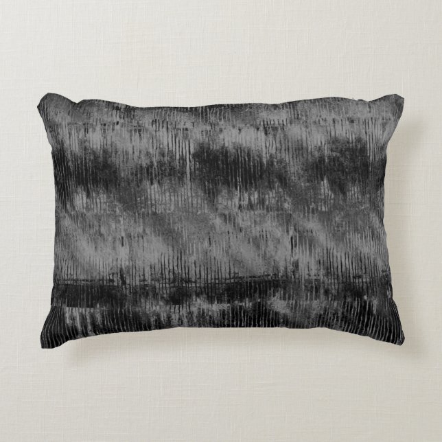 Black Velvet Tie-Dye Cushion Dekokissen (Vorderseite)
