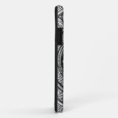 Black Velvet White Damask Dreamcatcher Mandala Kun Case-Mate iPhone Hülle (Hinten/Rechts)