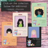 Black Vertical Foto ID Educator Abzeichen Ausweis