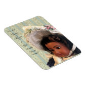 Black Viktorianisch Doll Mama Gift Foto Magnet (Rechte Seite)