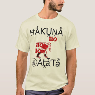 Black Vintag Hakuna Matata gibt T - Shirt