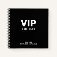 Black VIP Gästebuch