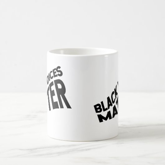 Black Voices Materie Kaffeetasse (Mittel)