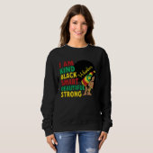 Black Volunteer African American Voluntary Worker Sweatshirt (Vorne ganz)