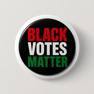 Black Votes Matter Knopf Button