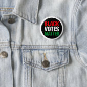 Black Votes Matter Knopf Button (Beispiel)