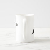 Black Vulture Bone China Tasse (Rückseite)