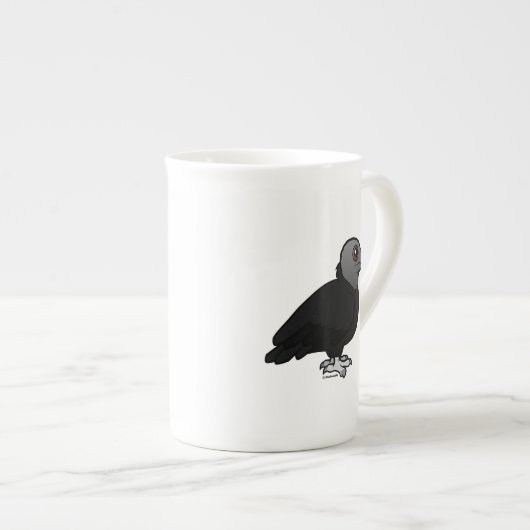 Black Vulture Bone China Tasse (Vorderseite Rechts)
