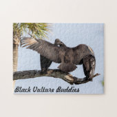 Black Vulture Buddies Puzzle (Horizontal)